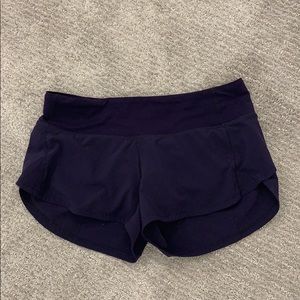 dark purple lululemon shorts